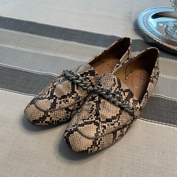 A New Day snake skin loafers sz 8.5 - Picture 1 of 4
